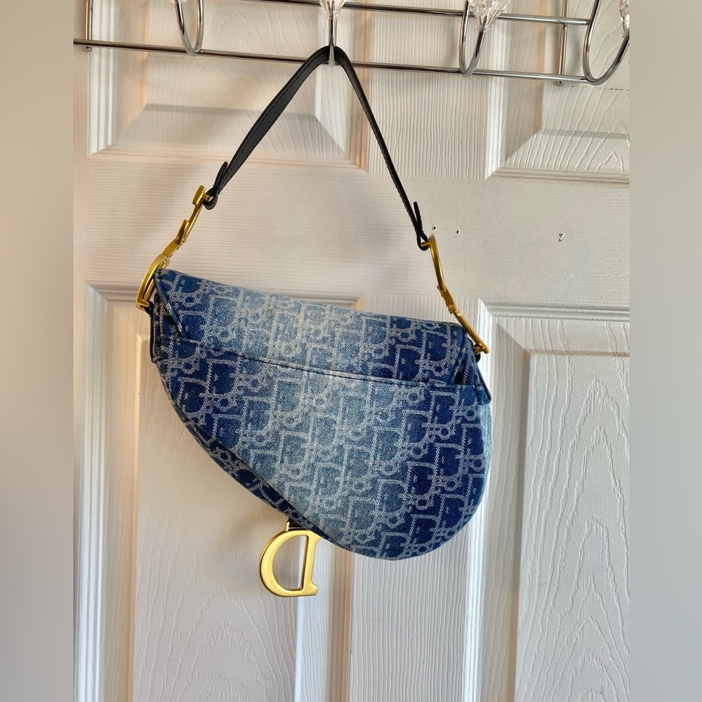 DIOR Saddle bag, Authentic Christian Dior Saddle Bag with serial number - Picture 3 of 12